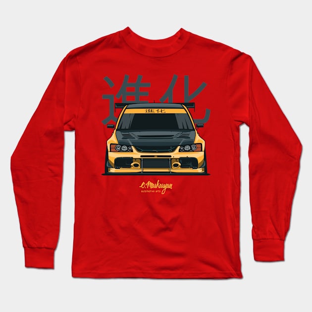 Evo IX Long Sleeve T-Shirt by Markaryan